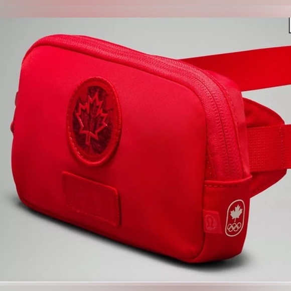 Lululemon Unisex Red Belt Bag - Picture 1 of 8